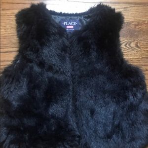 Faux fur vest